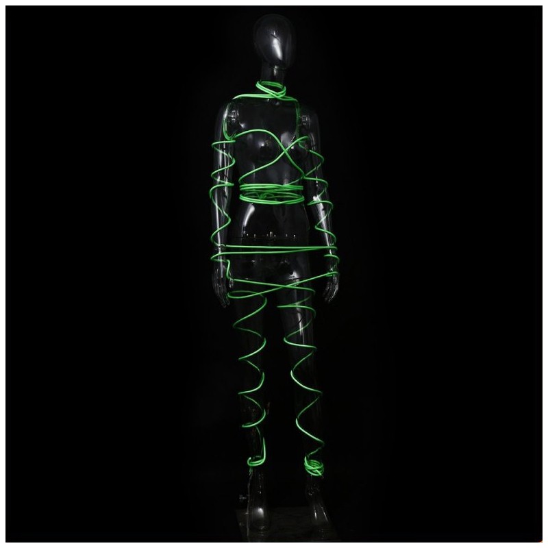 Corde de bondage Phosphorescente Verte 10 Mètres