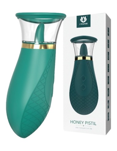 Stimulateur Aspiration HONEY PISTIL Vert | FetishXplore