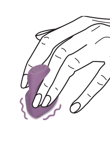 PURPER Vibrating Finger Sleeve Violet