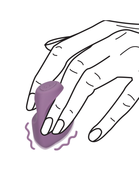 PURPER Vibrating Finger Sleeve Violet