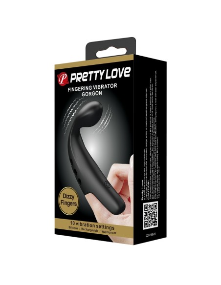 Gaine de Doigt Vibrante Gorgon Pretty Love 10.5 x 2cm | FetishXplore