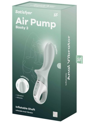 Vibro Gonflable Air Pump Booty 3 8 x 3.5cm | FetishXplore