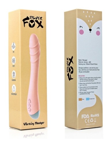 Vibro Point G Fox Lindo 14 x 3cm Rose | FetishXplore
