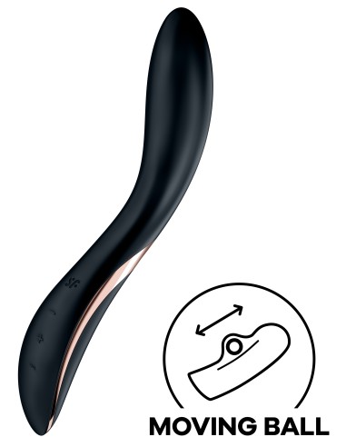 Stimulateur de Point G Rrrolling Explosion 22cm Noir | FetishXplore