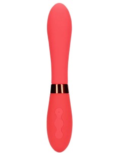 Vibromasseur Smooth Line 11 x 3.4cm Rouge | FetishXplore