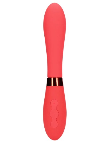 Vibromasseur Smooth Line 11 x 3.4cm Rouge | FetishXplore