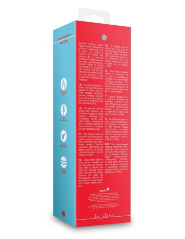 Vibromasseur Smooth Line 11 x 3.4cm Rouge | FetishXplore
