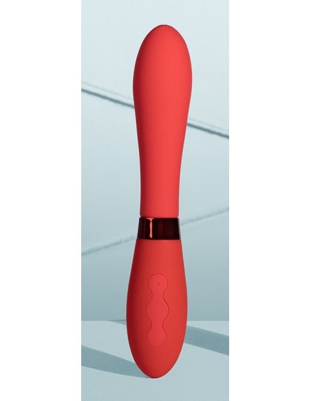 Vibromasseur Smooth Line 11 x 3.4cm Rouge | FetishXplore
