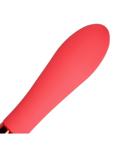 Vibromasseur Smooth Line 11 x 3.4cm Rouge | FetishXplore