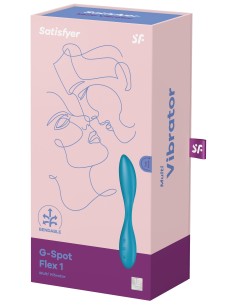 Vibro G-Spot Flex 1 Satisfyer 20cm Turquoise | FetishXplore 2