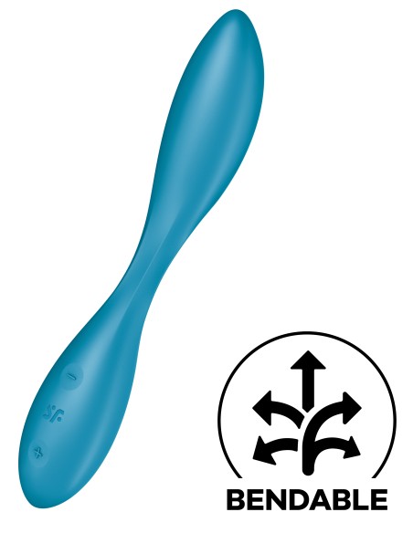Vibro G-Spot Flex 1 Satisfyer 20cm Turquoise | FetishXplore