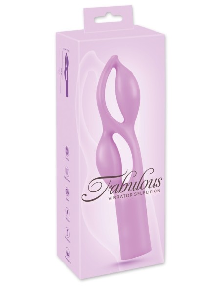 Vibro Fabulous 18 x 5.5cm Rose | FetishXplore