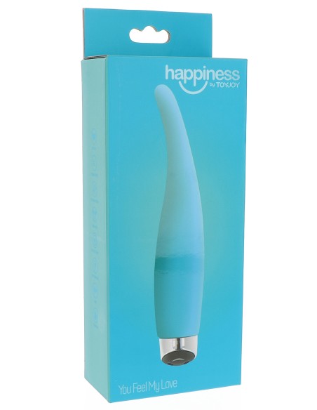 Stimulateur de Clitoris You Feel My Love 18cm Bleu | FetishXplore