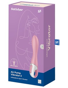 Vibro gonflable Air Pump Vibrator 2 Satisfyer 12 x 3.5cm| Fetishxplore 2