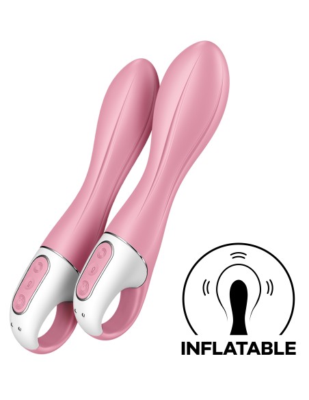 Vibro gonflable Air Pump Vibrator 2 Satisfyer 12 x 3.5cm| Fetishxplore