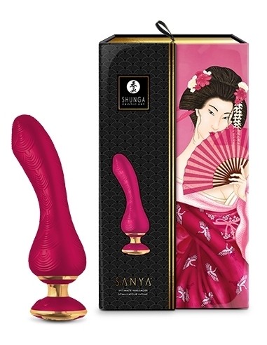 Stimulateur intime Shunga Sanya – Framboise | FetishXplore