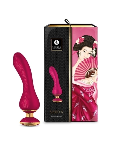 Stimulateur intime Shunga Sanya – Framboise | FetishXplore