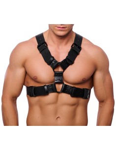 Harnais en Cuir Right Noir | FetishXplore