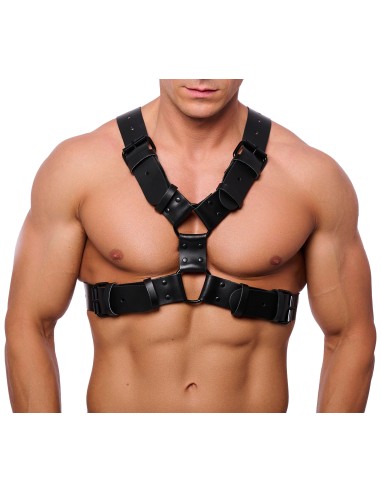 Harnais en Cuir Right Noir | FetishXplore