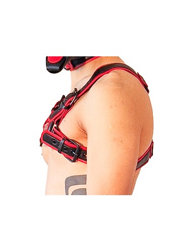 Harnais Puppy Harness Noir-Rouge | FetishXplore