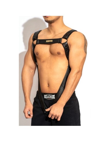 Harnais Sexy Harness Simili Cuir Noir | FetishXplore