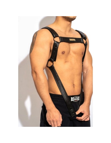 Harnais Sexy Harness Simili Cuir Noir | FetishXplore