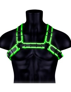 Harnais Phosphorescent Glow Buckle Noir | FetishXplore