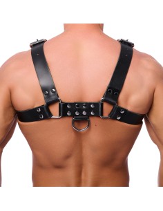 Harnais en Cuir Buckle Noir | FetishXplore 2