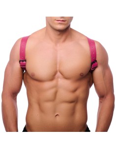 Harnais en Cuir Shoulder Rose | FetishXplore