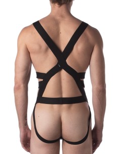 Harnais Élastique Elon Noir | FetishXplore 2