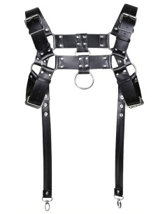 Harnais SM Garter Noir | FetishXplore