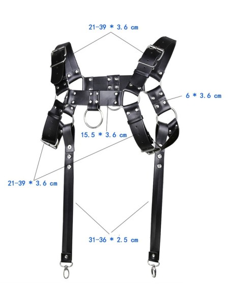 Sm Garter Harness Black