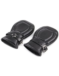 Gants Padded Lock Noirs | FetishXplore 2