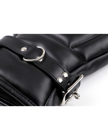 Gants Padded Lock Noirs | FetishXplore