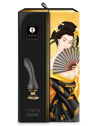 Stimulateur Intime Shunga Sanya Noir | FetishXplore