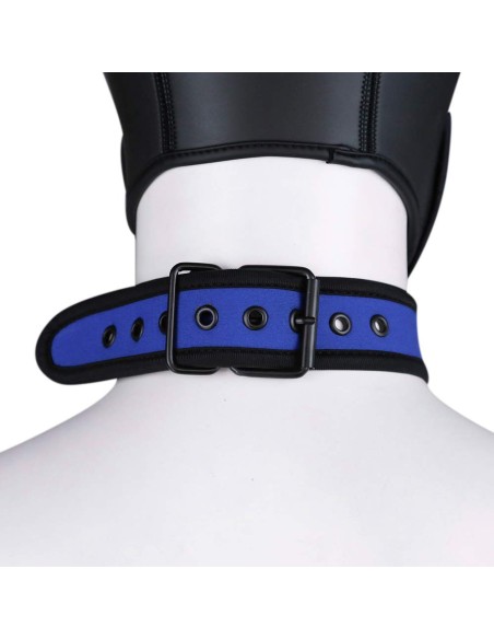 Collier en Néoprène Bleu | FetishXplore