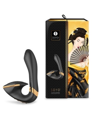 Stimulateur Intime Shunga Soyo Noir | FetishXplore