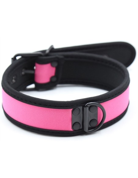 Collier Néoprène Simply Puppy Rose | FetishXplore