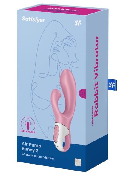 Vibro Rabbit inflatable Air Pump Bunny 2 Satisfyer