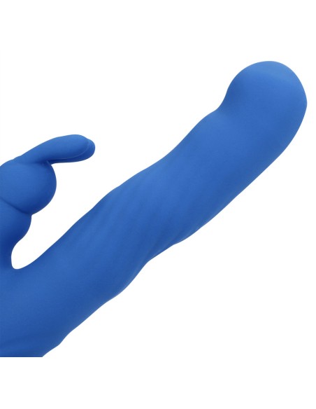 Vibro Rabbit Jetset 14 x 3.5cm Bleu | FetishXplore