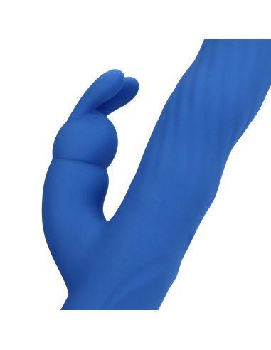 Vibro Rabbit Jetset 14 x 3.5cm Bleu | FetishXplore