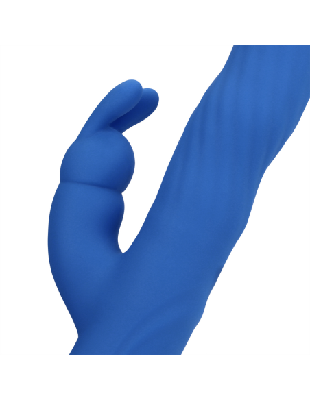 Vibro Rabbit Jetset 14 x 3.5cm Bleu | FetishXplore