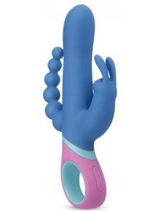 Vibro Double Rabbit Vice 23 x 3.5 cm | FetishXplore