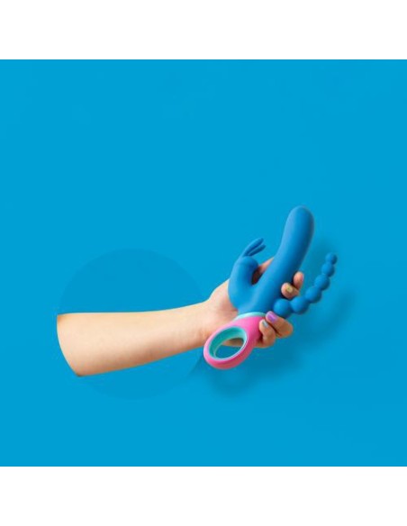 Vibro Double Rabbit Vice 23 x 3.5 cm | FetishXplore