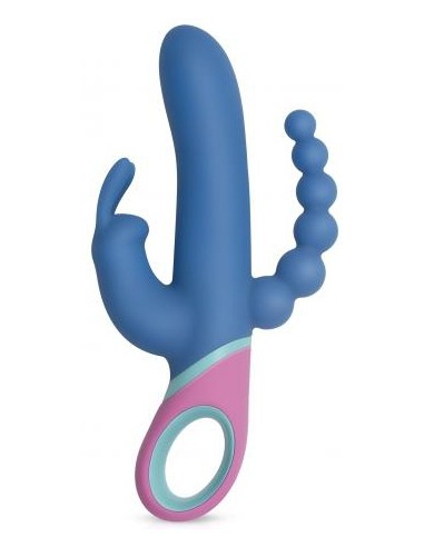 Vibro Double Rabbit Vice 23 x 3.5 cm | FetishXplore