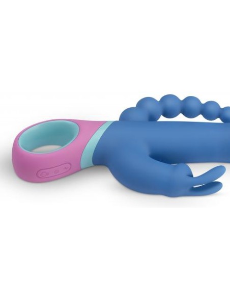 Vibro Double Rabbit Vice 23 x 3.5 cm | FetishXplore