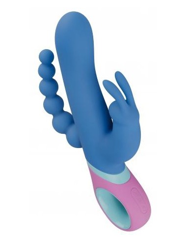 Vibro Double Rabbit Vice 23 x 3.5 cm | FetishXplore