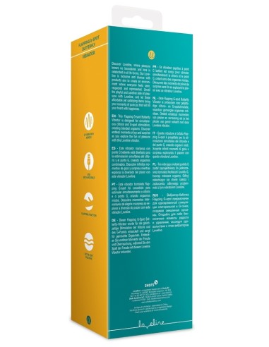 Vibro Rabbit Butterfly Flap 15 x 3.8 cm | FetishXplore