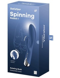Vibro Rabbit Spinning Rabbit 1 11 x 3.5cm Bleu | FetishXplore 2
