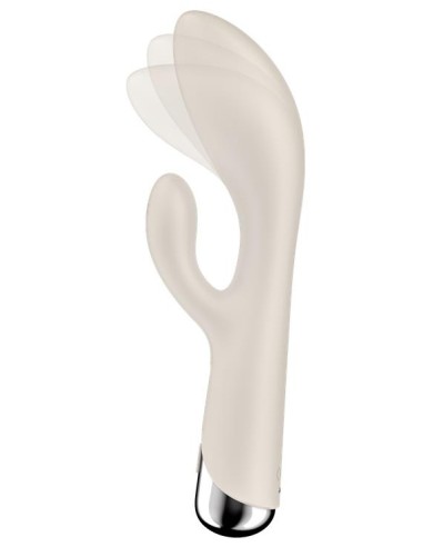 Vibro Rabbit Spinning Rabbit 1 11 x 3.5cm Beige | FetishXplore